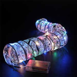 LED Kawat Tembaga Pita Cahaya Tali Pohon Natal Ornamen DIY Renda Busur Tali Lampu Navidad Dekorasi Rumah Tahun Baru 2022 - Product Image 1