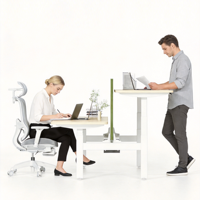 Cadre de bureau électrique à 4 pieds pour position assise-debout, réglable en hauteur, mobilier de bureau intelligent