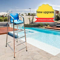 Chaise de sauveteur pour piscine lac et plage piscine 304 siège de sécurité d'observation en acier inoxydable siège de chaise