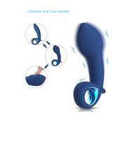 Juguetes Sexuales Stimulator Anal Beads Plug Sex Toys Spreader 10 Mode Vibrant Gonflable Électrique Silicone Anal Plug