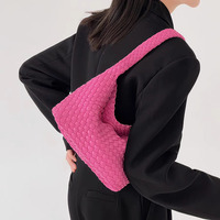 Nouveau sac fourre-tout pour femme, tissé à la main, style « maman et moi », polyvalent, pour les trajets quotidiens, avec poignée supérieure et bandoulière
