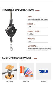 <span class=keywords><strong>Collar</strong></span> de entrenamiento de perros impermeable personalizado de diseñador, conjunto de correa retráctil de nailon para mascotas para perros medianos a grandes, patrón impreso - Product Image 6