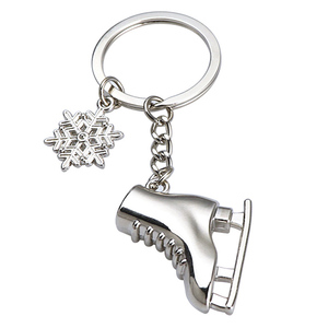 Schlittschuh schuhe Schlüssel anhänger Winter Schnees port Schlüssel anhänger Skate Schlüssel ring Ski Hobby Geschenk - Product Image 4