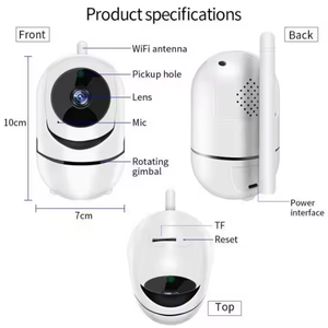 OEM 1080P YCC356 Plus Motion Tracking Baby Monitor Indoor Surveillance <b>Camera</b> WiFi CCTV <b>Wireless</b> Security IP PTZ <b>Camera</b> - Product Image 5
