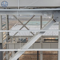Estructura de Acero Galvanizado en Caliente de Primera Calidad, Almacén Moderno, Edificio de Almacenamiento Metálico Duradero Anticorrosión, Taller, Gimnasio, Supermercado