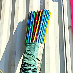 Factory Price Eucalypytus Wood <b>Mop</b> Brush 120cm Length Broom Wooden Handle Eco-Friendly Waterproof Flagged Bristle Portable - Product Image 1