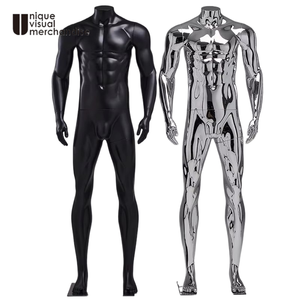 Maniquí Masculino de Boutique, Maniquí Deportivo, Maniquí Masculino Musculoso Cromado de Cuerpo Completo para Exhibición en Tiendas de Ropa - Product Image 1