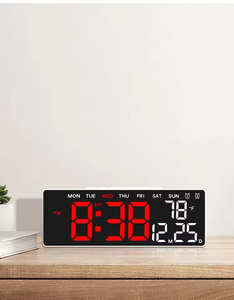 New Product Wholesale Multifunctional Display Brightness Adjustable Timer Alarm <b>LED</b> Digital Table <b>Clock</b> Home Decor Office - Product Image 2