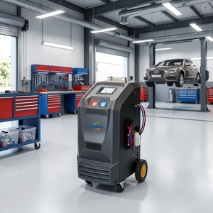 Máquina de Recuperación y Recarga de Refrigerante para Aire Acondicionado Totalmente Automática, Modelo Brown <span class=keywords><strong>AC750</strong></span>, para Mantenimiento y Reparación de Aire Acondicionado de Automóviles - Product Image 1