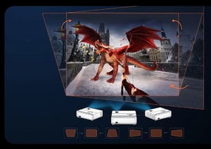 Projecteur vidéo DLP <span class=keywords><strong>4K</strong></span> <span class=keywords><strong>BenQ</strong></span> TK700ST, projecteur de jeu à haut lumen, temps de réponse de 4 ms, fréquence de rafraîchissement de 240 Hz, compatible 3D pour les entreprises - Product Image 6