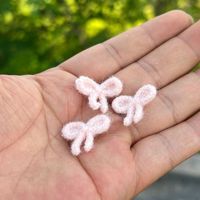Petites broderies sans colle, idéales pour les pinces à cheveux DIY, les accessoires capillaires et les accessoires vestimentaires.