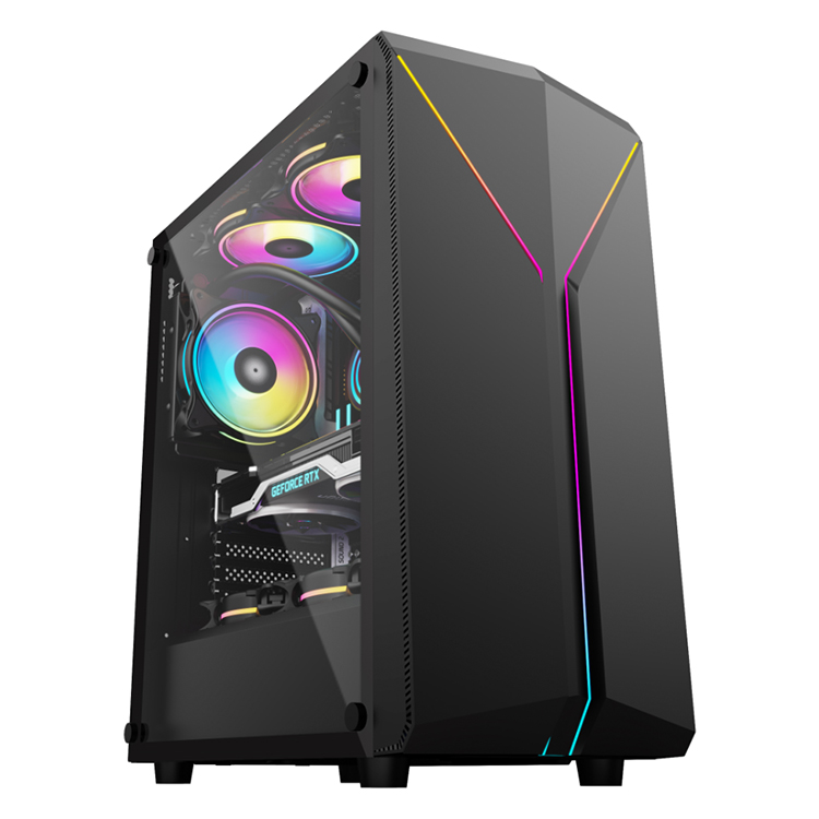 デスクトップPC REGALIA ジャンク扱い High Quality Desktop Gaming PC Case with Side Panel Window