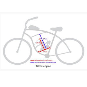 <span class=keywords><strong>Motor</strong></span> de 2 Tiempos <span class=keywords><strong>49cc</strong></span> 50cc 60cc 66cc 80cc Kit <span class=keywords><strong>Motor</strong></span> Moskito 80cc 2 Tiempos para Bicicleta de Descenso - Product Image 5