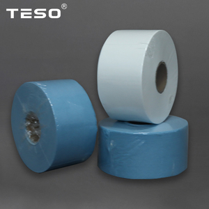 Cho sontara dùng một lần tẩy dầu mỡ wipers spunlace không dệt công nghiệp tự động làm sạch vải creped wipers - Product Image 6