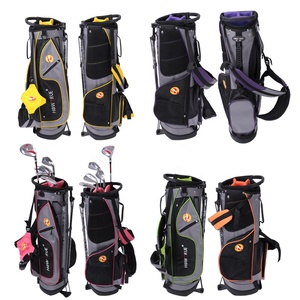 Bolsa de <span class=keywords><strong>Golf</strong></span> ligera de 4 vías a precio barato con cubierta de lluvia de doble correa, capucha, múltiples bolsillos, bolsa de Club con soporte de <span class=keywords><strong>Golf</strong></span> para niños - Product Image 5