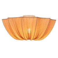 Plafonnier en tissu de style moderne pour chambre à coucher, salon, forme de fleur Wabi-Sabi, éclairage encastré au plafond, décoration intérieure