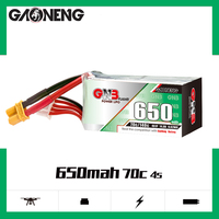 Batterie LiPo GAONENG GNB 4S 14.8V 650mah 70C 140C XT30 pour drone FPV et voiture RC