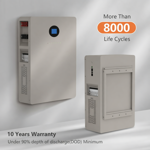 Batterie Super Condensateur LiFePO4 Solaire Ionique 48V 51.2V 5Kwh 10Kw 20Kwh 100Ah 200Ah pour Stockage d'Énergie Domestique Powerwall - Product Image 2