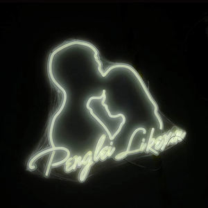 Led Della Ragazza <span class=keywords><strong>Delle</strong></span> <span class=keywords><strong>Donne</strong></span> Della Signora Del Corpo Labbra Ubriaco In Love Resina Epossidica Giapponese Neon Sign - Product Image 1