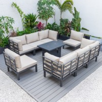 Ensemble de meubles canapés en aluminium nouveau design