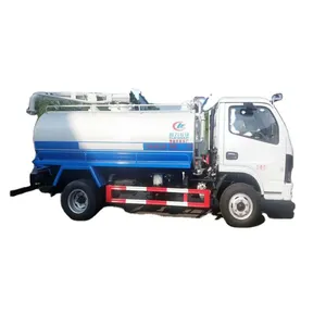 Çin üretici en iyi fiyat 6000 litre vakum vidanjör septik Tank kanalizasyon çamur tankı cal al WastSuction kamyon