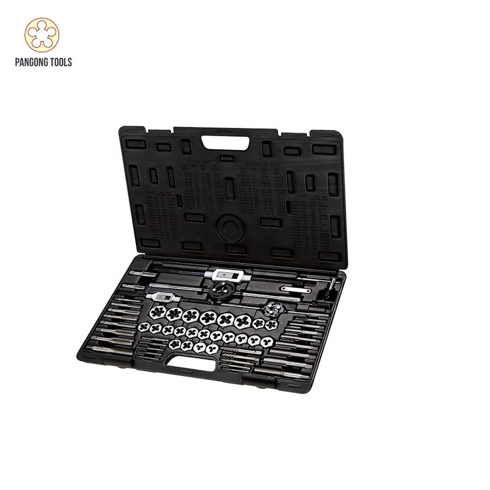 Screw Thread Maker Rivet 65 Piece Tap & Die Kit for Precision Thread Cutting in Handy Plastic ...