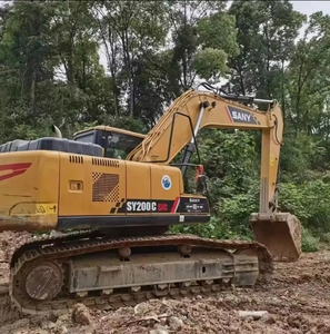 Pelle sur chenilles SANY SY200C 20t d'occasion avec moteur à boîte de vitesses Mitsubishi Isuzu Pompe PLC-Moteur à noyau inclus - Product Image 2