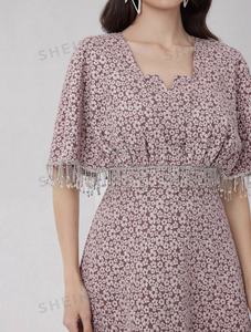 Telas Jacquard <span class=keywords><strong>de</strong></span> Poliéster Fukro Tejidas para Confeccionar Vestidos Cheongsam para Mujer, Aptas para Uso Diario Informal y para Bodas - Product Image 2