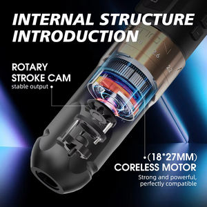 Ambição Mars-U 2.2-2.6-3.0-3.4-3.8-4.2mm Ajustável Curso Profissional Rotary Tattoo Pen Machine para Artistas Body Art - Product Image 3