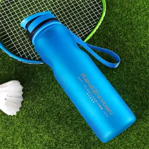 Spedizione gratuita Sport di plastica calda bere proteine Shaker bottiglia d'acqua 1000ml per la mia bottiglia portatile bici bambini bere Fitness