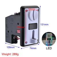 Venta Directa de Fábrica, Validador de Monedas Multi-LED S-802C para Máquinas de Juego que Funcionan con Monedas y Máquinas de Arcade