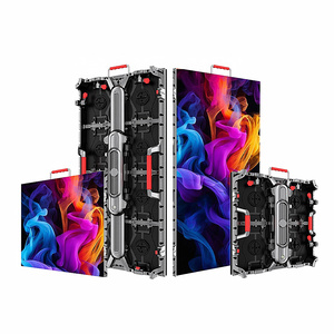 Système de mur vidéo LED clé en main EG P1.9 P2.6 P3.9 Never Black, écran flexible incurvé pour location intérieure, panneau d'affichage de scène - Product Image 1