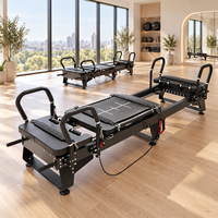 Kit d'équipement de studio commercial en aluminium Megaree avec logo personnalisé pour équipement de sport et machine Pilates Reformer