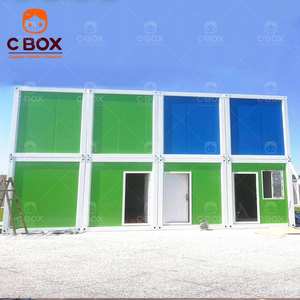 Cbox Maison préfabriquée modulaire à deux étages, personnalisable, colorée, pour dortoir, hôtel, logement temporaire, conteneur détachable - Product Image 2