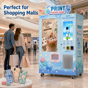 Máquina expendedora de fundas para teléfonos con pantalla dual para zonas de aeropuerto, equipo para galerías de arte - Product Image 6