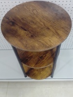 Table de chevet en bois MDF moderne, étagère de rangement en métal, table basse d'appoint pour canapé de salon, décorative multifonctionnelle