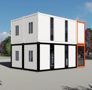 Idées de maisons conteneurs préfabriquées modulaires en acier pour camps de construction, structure en acier, 40 pieds, 20 pieds, conception mobile en kit - Product Image 4