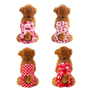 CuteBone 4-Pack <strong>Dog</strong> <strong>Belly</strong> <strong>Bands</strong> Washable <strong>Dog</strong> Cloth Diapers Cheap Pet Diapers - Product Image 2
