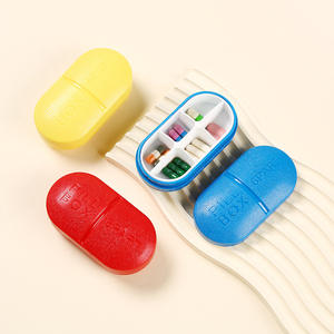 プラスチック製の定番デイリーピルボックス/薬オーガナイザー、カスタマイズ可能なカラーと高コストパフォーマンス - Product Image 3