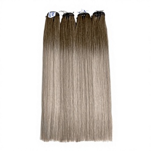 # Extensiones de Cabello Humano Liso Color SB, Mercado Europeo de Rusia, 100% Sin Procesar, Vietnamita, Doble Trama a Máquina - Product Image 1