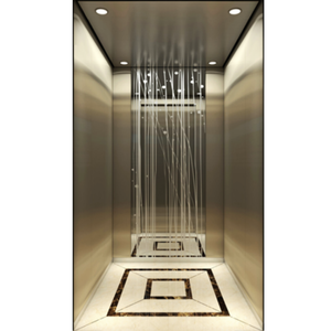 Hành khách thang máy cabin STS chân tóc 304 khắc sơn vàng hồng vàng cho thang máy - Product Image 5