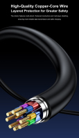 Justlink 2-in-1 8K60Hz 40Gbps E-Marker 240W Kabel Pengisian Cepat Tipe-C/USB-A ke C USB4 untuk Laptop MacBook