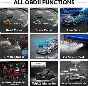 เครื่องอ่านโค้ดรถยนต์ USA EU Warehouse EDIAG YA101 สำหรับตรวจสอบไฟ Check Engine รองรับ Can Fd EOBD OBD2 - Product Image 5