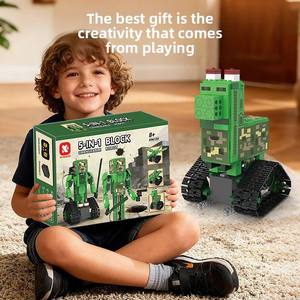 <span class=keywords><strong>My</strong></span> <span class=keywords><strong>World</strong></span> Juguete Robot RC 5 en 1, Set de Bloques de Construcción Programables con Control por APP para Niños y Niñas - Product Image 4