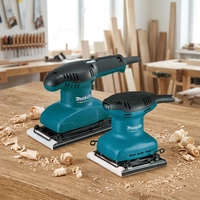 Ponceuse plate Makita M9200B M9201B M9203B pour le ponçage de peinture murale et le travail du bois, machine à poncer alimentée par courant alternatif