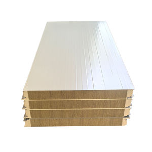 Panneaux sandwich ignifuges en mousse PU EPS de <span class=keywords><strong>couleur</strong></span> blanc <span class=keywords><strong>gris</strong></span> noir foncé <span class=keywords><strong>RAL</strong></span> 9002 5015 pour murs et toits - Product Image 3