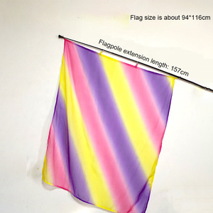 Accessoires de magie plumeau fleur changement irrégulier parapluie drapeau décolorer tours étape inattendue - Product Image 5