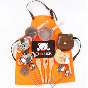 Niña niño pequeño mini Kit de Inicio utensilios de cocina juguetes de cocina niños reales juego de cocina y hornear