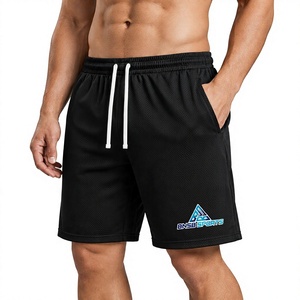 Mens Casual Breathable <b>Canvas</b> Athletic Shorts Elastic Drawstring Waist Front Side Pockets Gym Training Running Basketball - Product Image 3