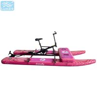 Vélo aquatique à ponton plat, 1 place, cadre en aluminium avec tapis flottant avant, rapide pour la plage, facile à ranger, de Chine Lumark